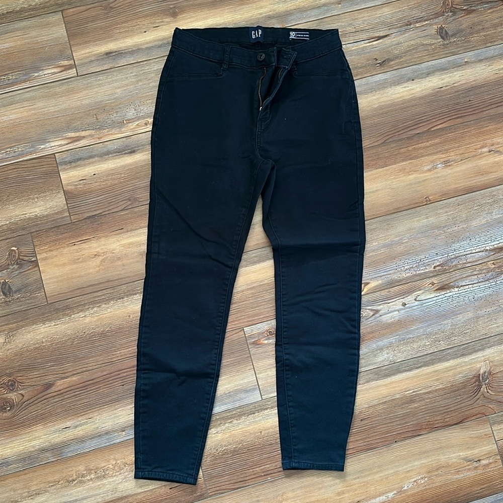 Gap Size 10 Stretch Skinny black pants
